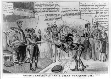 Soloque. Emperor of Hayti, creating a grand duke LCCN2008661810