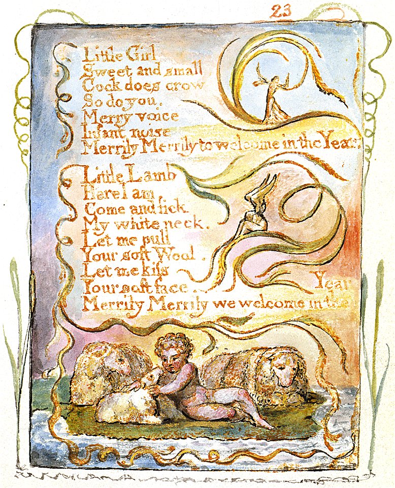 Songs of Innocence and of Experience, copy Y, 1825 (Metropolitan Museum of Art) object 23 SPRING