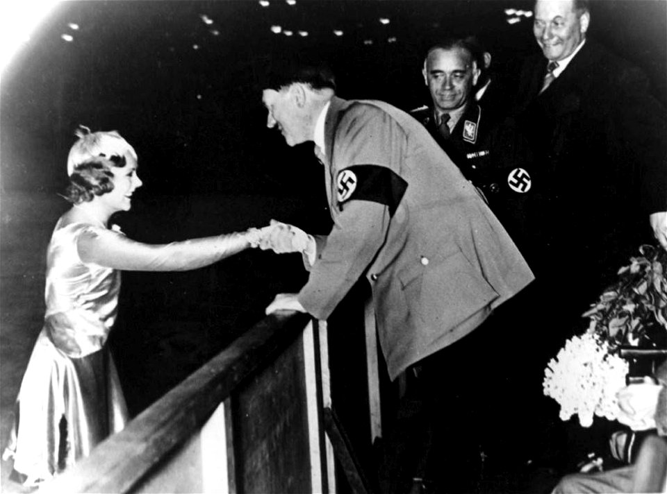 Sonja Henie & Adolf Hitler 1936