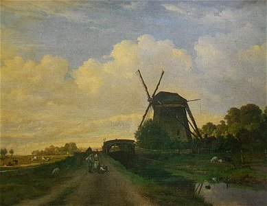 Sommarlandskap x Alexander Hieronymus Bakhuyzen