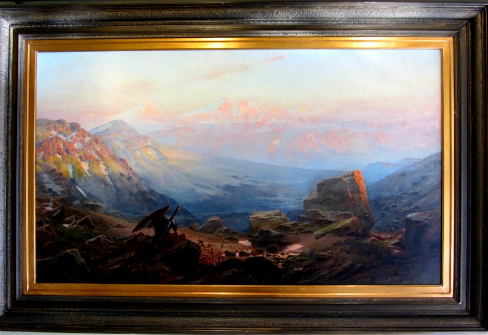 Somerscales - Vista del volcan Antuco -1881 ost MMBAV fRF01