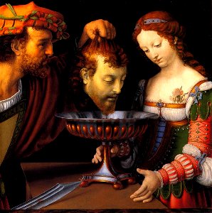 Andrea Solario - Salome with the Head of St John the Baptist - WGA21609. Free illustration for personal and commercial use.