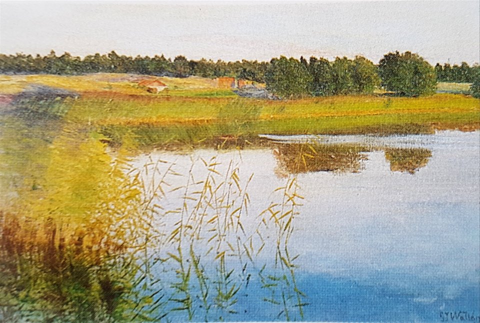 Sommarlandskap x Gustaf Theodor Wallén