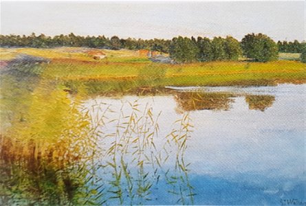 Sommarlandskap x Gustaf Theodor Wallén