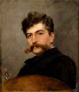 Sophie Koner Künstler mit Malerpalette