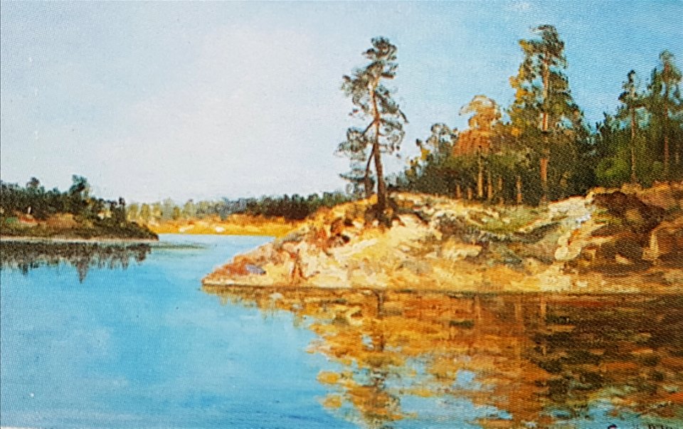 Sommarlandskap med tall x Severin Nilson