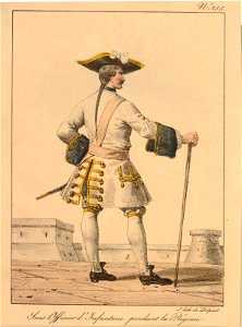 Sous-officier d'Infanterie pendant la Regence (BM 1871,1209.2707)