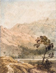 South Downs near Brighton - Anthony Vandyke Copley Fielding - 1841 - ref Fielding-97657