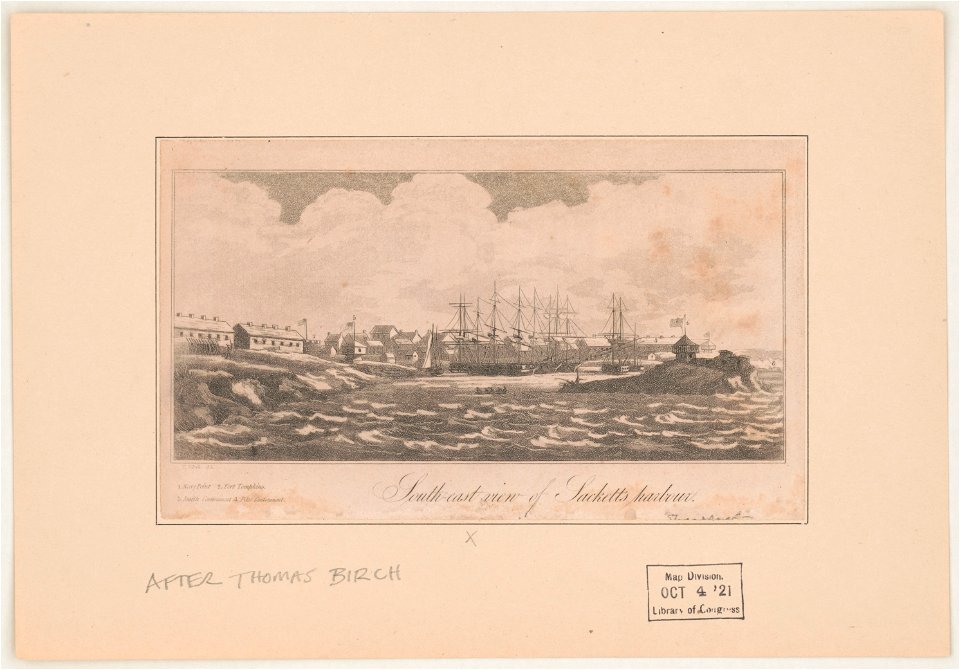 South-east view of Sackett's harbour - T. Birch del. LCCN2012645335