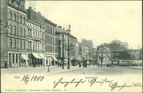Sophienblatt in Höhe Lerchenstraße (Kiel 27.004)