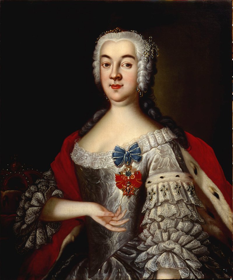 Sophie Charlotte Albertine Herzogin von Sachsen-Weimar-Eisenach geb. Prinzessin von Brandenburg-Bayreuth (1713-1747). Free illustration for personal and commercial use.
