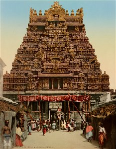 South of India. Madura. Gopura. LCCN2017657631 (cropped)