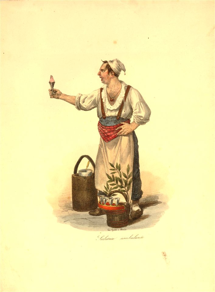 Sorbettaro ambulante (Mobile sorbet-maker) (BM 1896,0511.182)