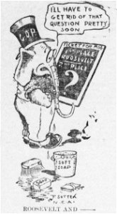 Sottek cartoon about the Republican quest for a 1904 running mate