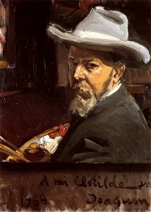 Sorolla-Joaquin-Self-Portrait-1909. Free illustration for personal and commercial use.