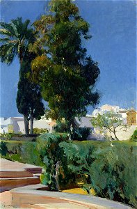 Joaquín Sorolla y Bastida - Jardines del Alcazar (1910)
