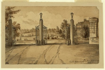 South gateway of the Capitol at Washington, D.C. LCCN2004661952