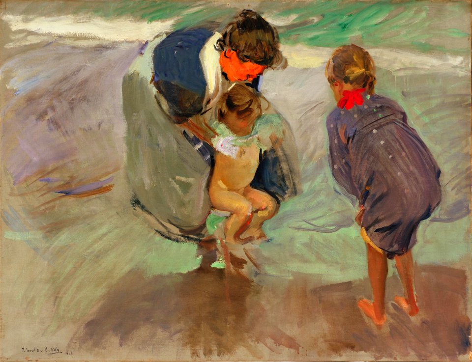Joaquín Sorolla y Bastida - En la playa