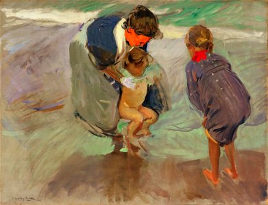 Joaquín Sorolla y Bastida - En la playa