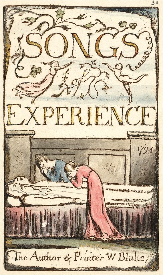 Songs of Innocence and of Experience copy N object 1 Title Page for Songs of Experience