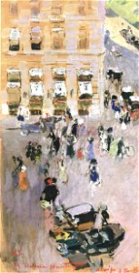 Hotel Plaza by Joaquín Sorolla y Bastida, 1911