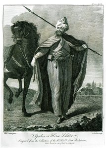 Spahis, or horse soldier - Calvert Frederick (baron Baltimore) - 1769