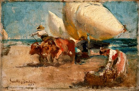 Joaquín Sorolla y Bastida - Escena de playa - Google Art Project