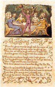 Songs of Innocence copy B 1789 Library of Congress Laughing Song