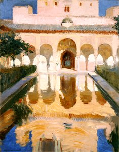Joaquín Sorolla y Bastida - Alhambra, Salón de Embajadores (1909)