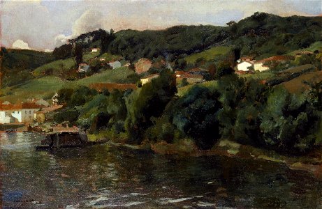 Brooklyn Museum - Asturian Landscape (Paisaje asturiano) - Joaquín Sorolla y Bastida - overall