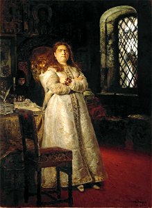 Sophia Alekseyevna, by Ilya Repin