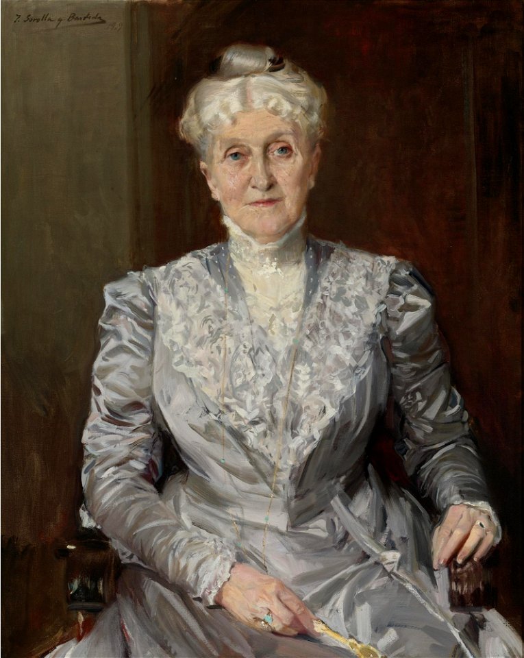 Joaquin Sorolla y Bastida - Retrato de Emily Perkins