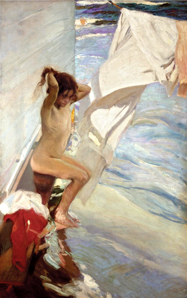 Joaquin Sorolla y Bastida - Antes del baño