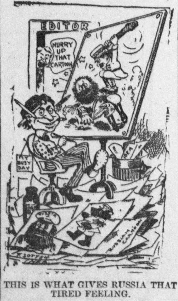 Sottek cartoon about Sottek cartooning