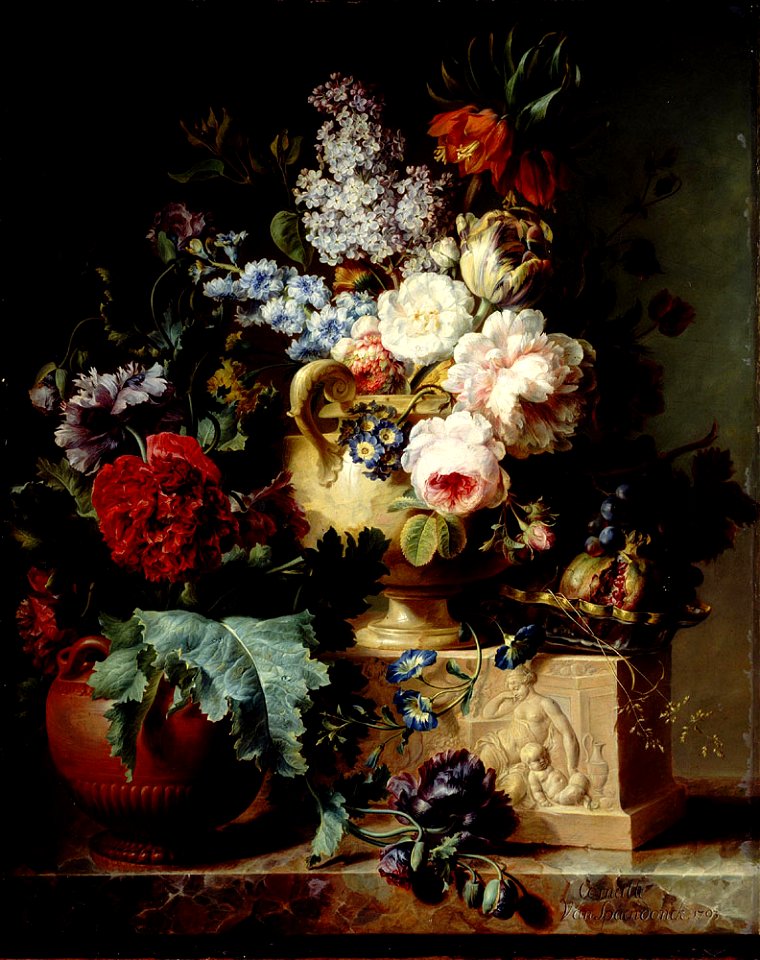 Cornelius van Spaendonck stilllifeofflowers