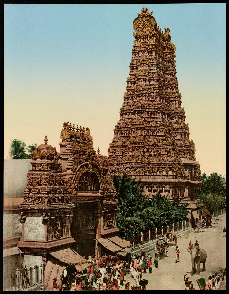 South of India. Seringham, Gopura. LCCN2017657630
