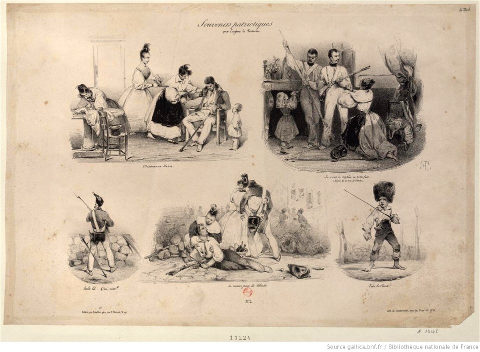 Souvenirs patriotiques no 2 par Eugène Lepoittevin
