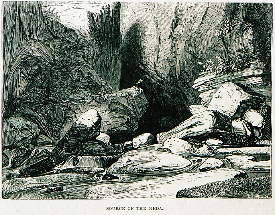 Source of the Neda - Wordsworth Christopher - 1882