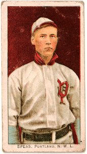 Speas, Portland Team, baseball card portrait LCCN2007685553