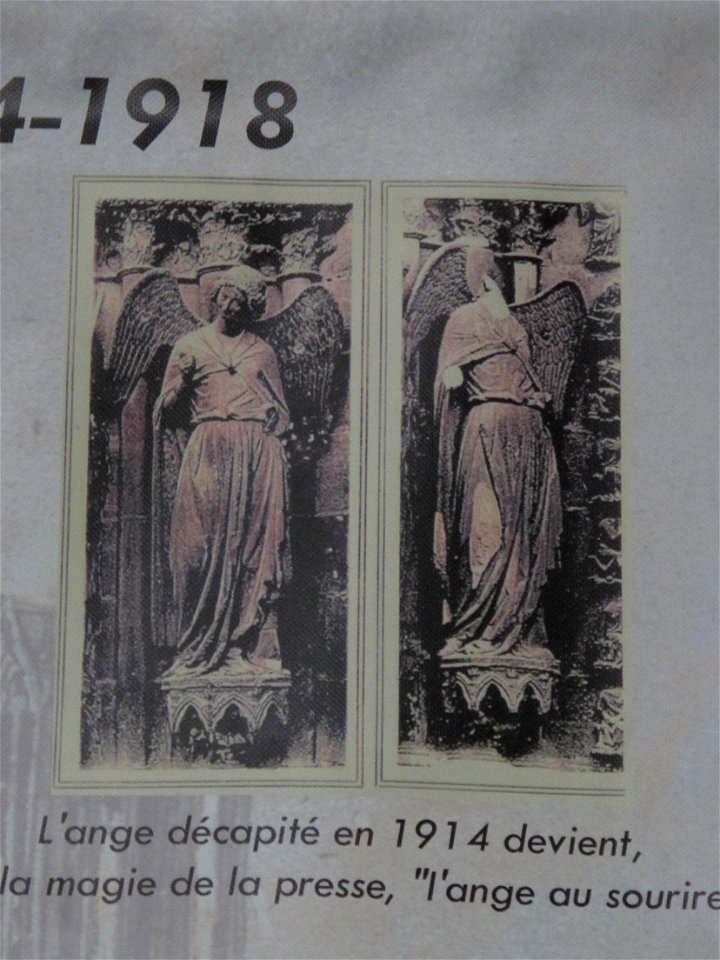 Sourire de Reims décapité