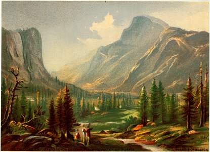 South Dome and Washington Column, Yosemite Valley, California 2 (Boston Public Library)