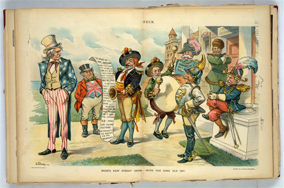 Spain's new street crier - with the same old cry - J.S. Pughe. LCCN2012647634