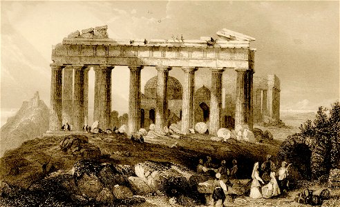 South Front of the Parthenon - Wordsworth Christopher - 1882
