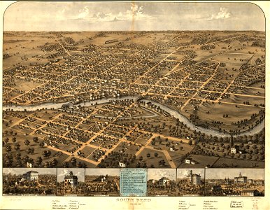 South Bend, Indiana 1866. LOC 73693388