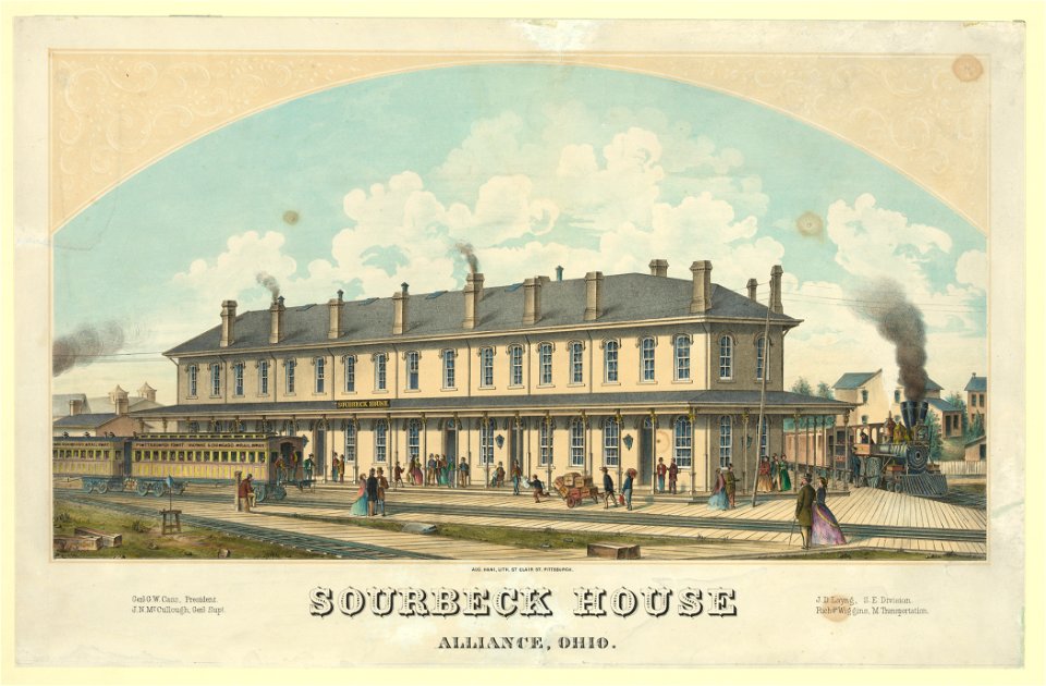 Sourbeck house Alliance, Ohio - Aug. Hani, Lith. St. Clair St. Pittsburgh. LCCN2013645236