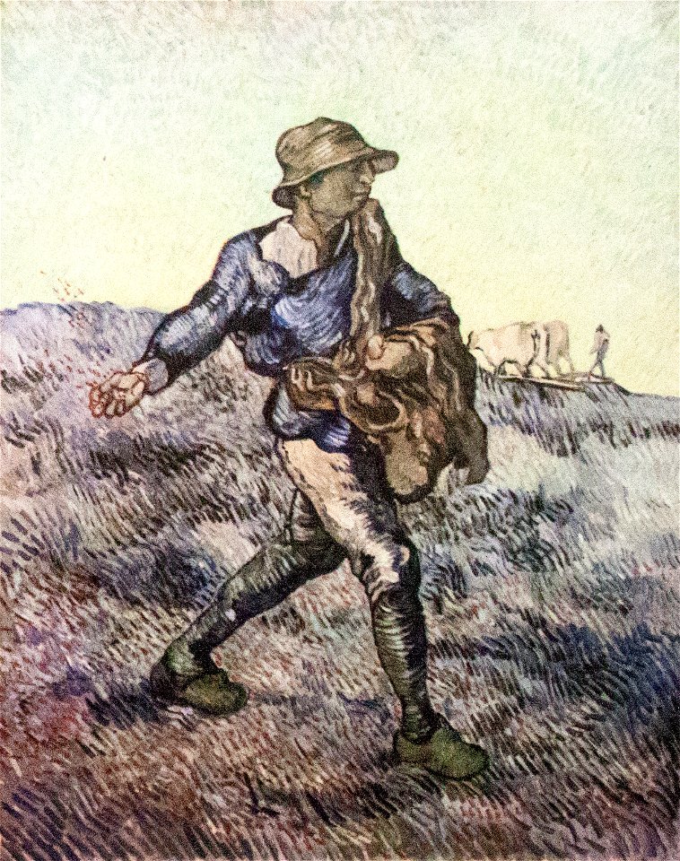 Sower (after Millet, 1889) - My Dream