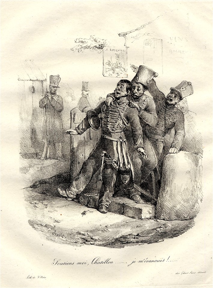 Soutiens moi, Chatillon... je m'évanouis (BM 1869,0410.51)