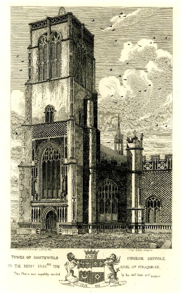 Tower of Southwold Church Suffolk by Henry Davy