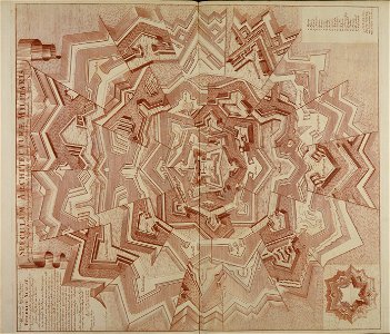 Speculum architecturae militaris oder eigendlicher Prospect der heutigen Befestigungs-Art, nach Anweisung... - CBT 6608757