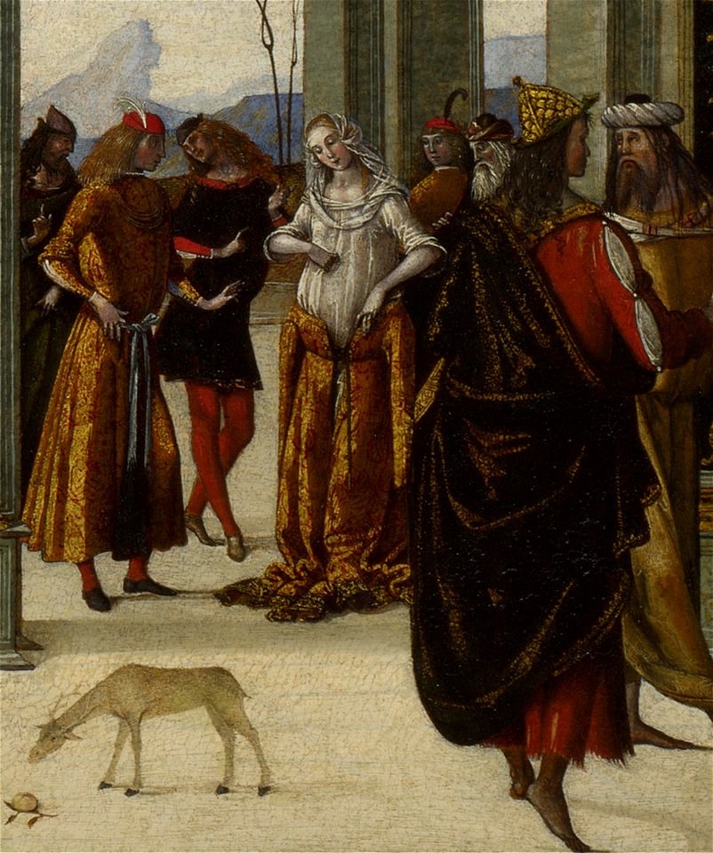 Spalliera Panels The Story of Griselda Part II Exile (detail)